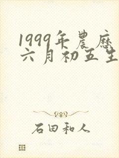 1999年农历六月初五生辰八字