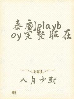 泰剧playboy完整版在线观看