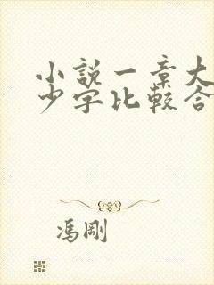 小说一章大概多少字比较合适