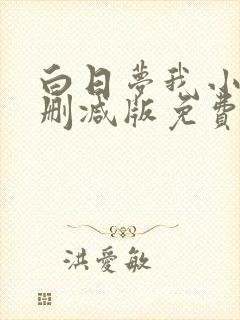 白日梦我小说未删减版免费阅读