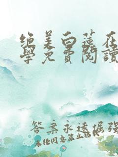 绝美白莲在线教学免费阅读无弹窗