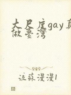 大尺度gay真做台湾
