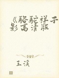 《骆驼祥子》电影高清版