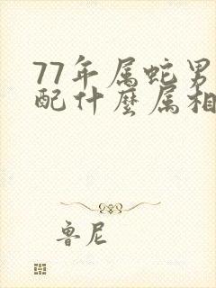 77年属蛇男婚配什么属相女的最好