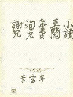 谢洵年嘉小说继兄免费阅读