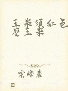 玉米须红色是什么玉米