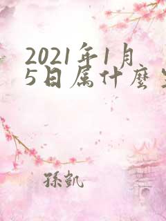 2021年1月5日属什么生肖