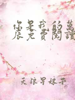 你是我的万千星辰免费阅读全文