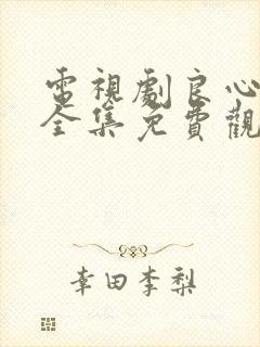 电视剧良心无悔全集免费观看