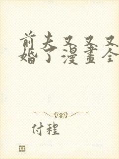 前夫又又又想复婚了漫画全集免费