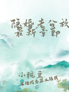 隐婚老公放肆宠 最新章节