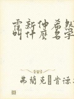 霍新仲希然小说叫什么名字