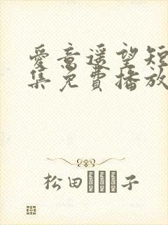 爱意遥望短剧全集免费播放