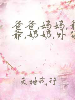 爸爸,妈妈,爷爷,奶奶,外公