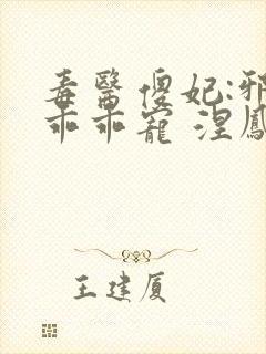毒医傻妃:邪王乖乖宠 涅凤