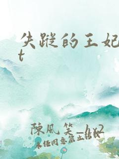 失踪的王妃txt