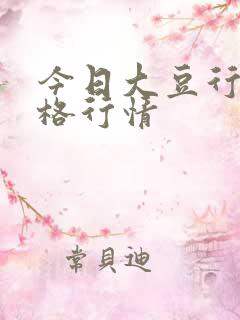 今日大豆行情价格行情