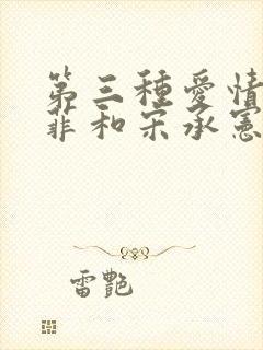 第三种爱情刘亦菲和宋承宪