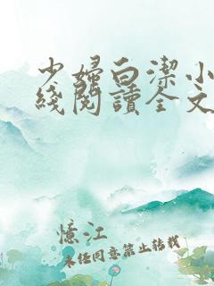 少妇白洁小说在线阅读全文