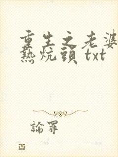 重生之老婆孩子热炕头 txt