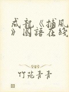 成龙《捕风追影》国语在线观看免费