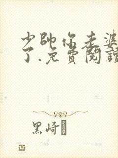 少帅你老婆又跑了.免费阅读