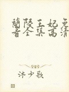 兰陵王妃免费观看全集高清