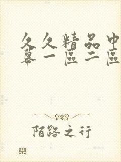 久久精品中文字幕一区二区