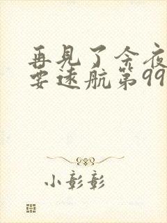 再见了今夜我就要远航第99集