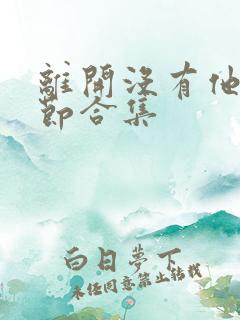 离开没有他的季节合集