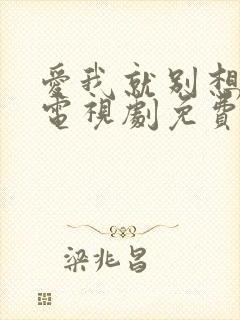爱我就别想太多电视剧免费观看全集
