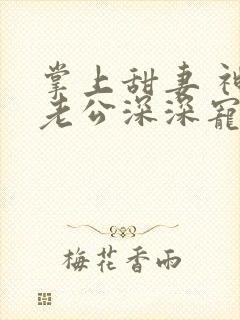 掌上甜妻 神秘老公深深宠
