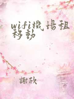 wifi机场租移动
