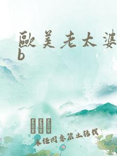 欧美老太婆操bb