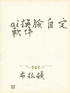 ai换脸自定义软件