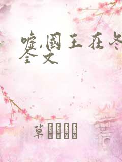 嘘,国王在冬眠全文