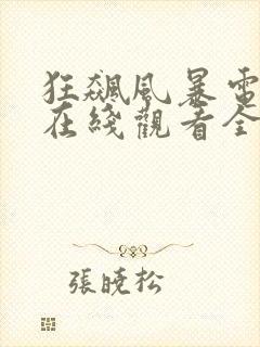 狂飙风暴电视剧在线观看全集高清