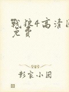 战狼4高清国语免费