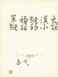 军婚糙汉文满嘴糙话的小说
