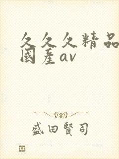 久久久精品亚洲国产av