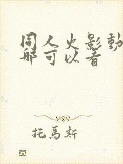 同人火影动画在哪可以看