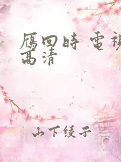 雁回时 电视剧高清