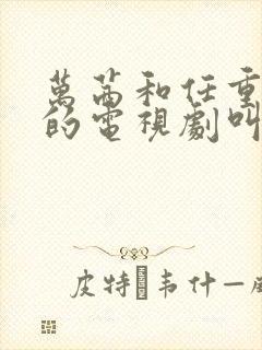 万茜和任重主演的电视剧叫什么名字