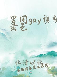 男同gay视频黄色