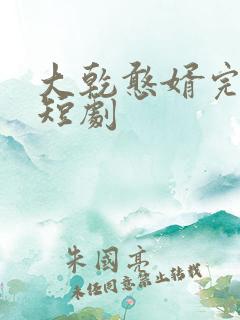 大乾憨婿完结篇短剧