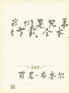 我们是兄弟txt下载 全本免费下载