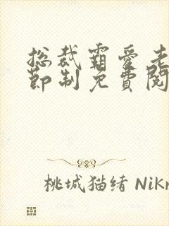 总裁霸爱老公请节制免费阅读全文