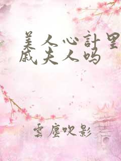 美人心计里面有戚夫人吗