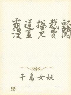 霸道总裁轻点爱漫画免费阅读