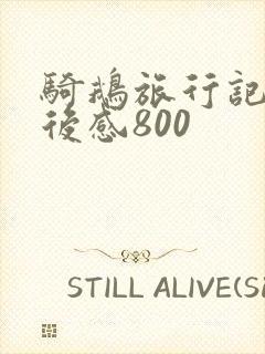 骑鹅旅行记的读后感800